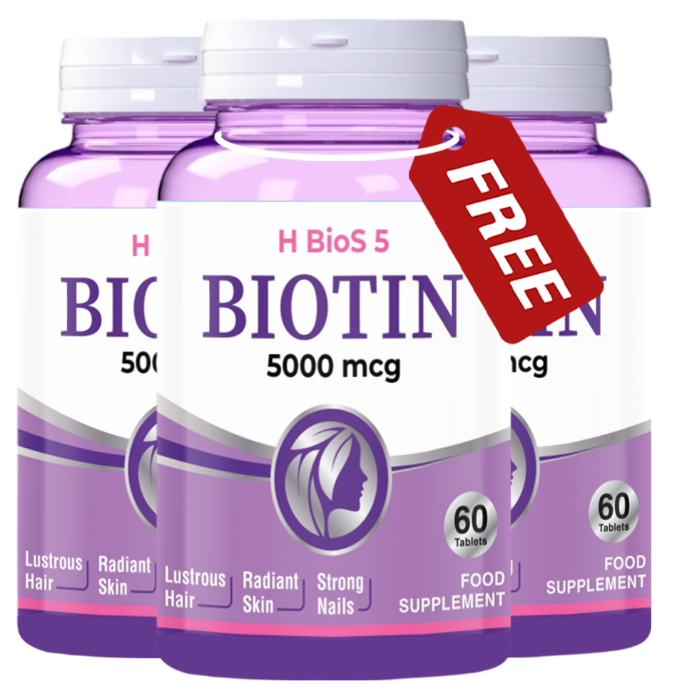 Buy 2 Biotin 5000 Mcg Get 1 Free